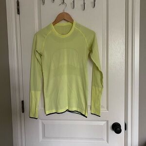 Lululemon swiftly tech long sleeve yellow 6